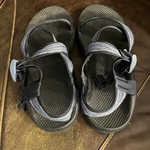 Chaco Black Sandals with Adjustable Straps and Durable Sole